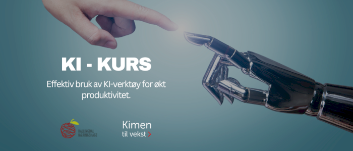 Kurs i Kunstig Intelligens: Effektiv bruk av KI-verktøy for økt produktivitet