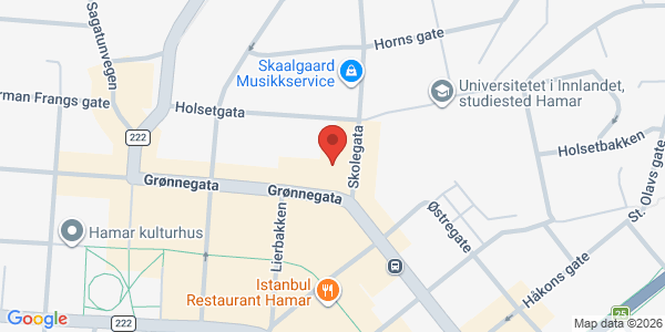 Map displaying event location