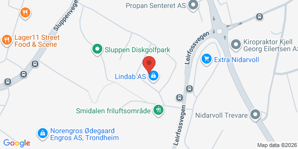 Kart som viser hvor arrangementet foregår