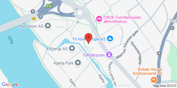 Map displaying event location