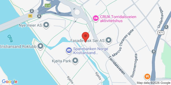 Kart som viser hvor arrangementet foregår