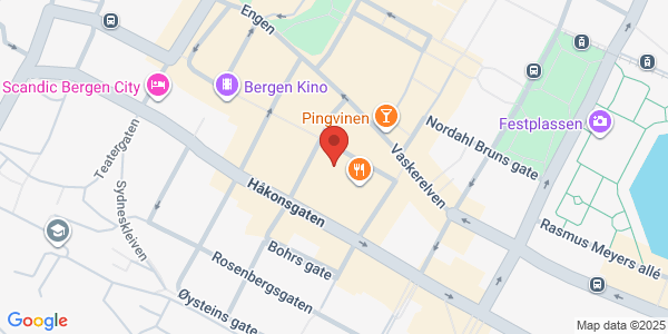 Map displaying event location