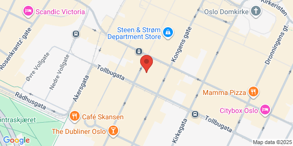 Map displaying event location