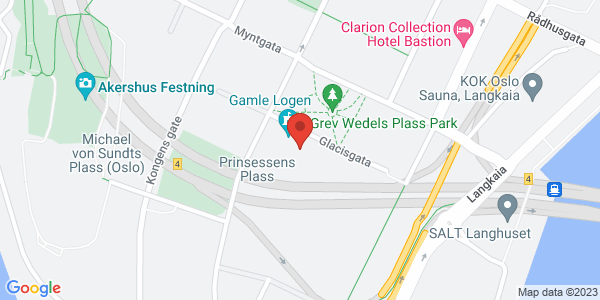 Map displaying event location