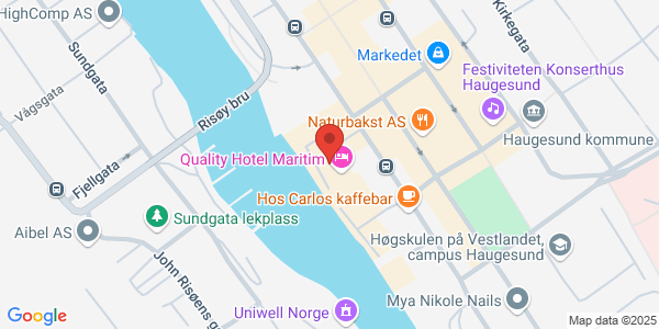 Map displaying event location