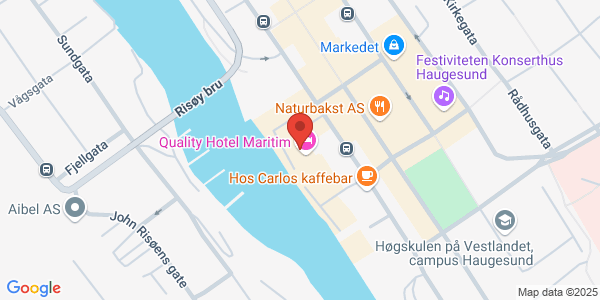 Map displaying event location