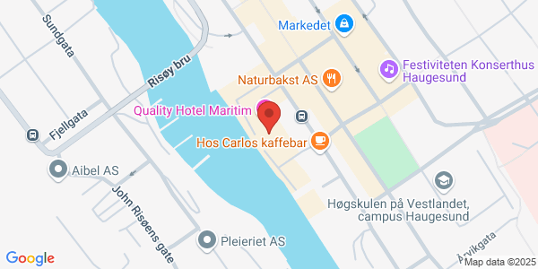 Map displaying event location