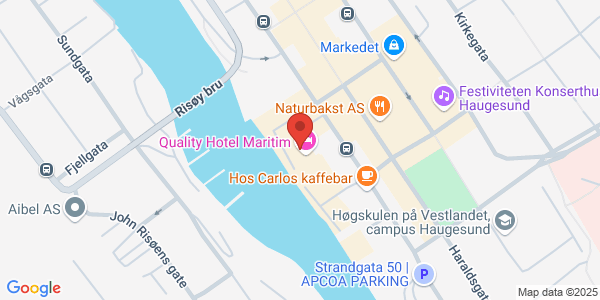 Map displaying event location