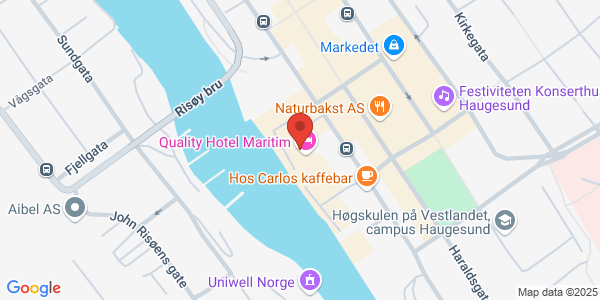 Map displaying event location