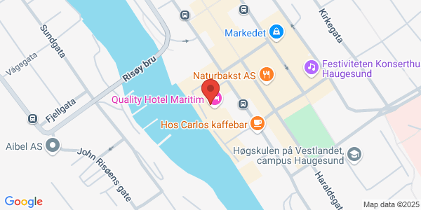 Map displaying event location