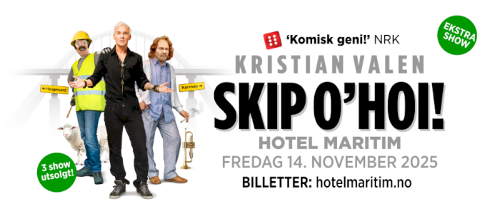 Kristian Valen - Skip O`Hoi fredag 21:00