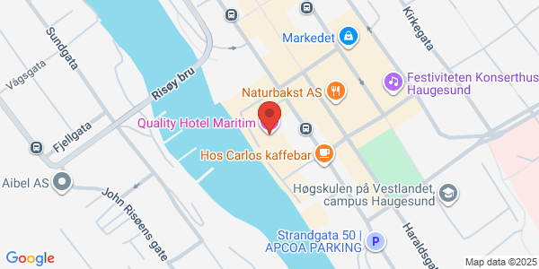 Kart som viser hvor arrangementet foregår