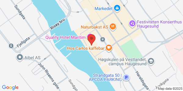 Map displaying event location