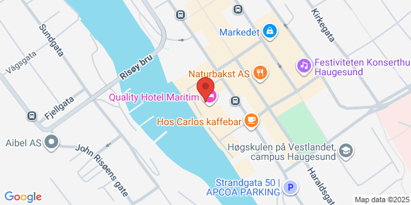 Map displaying event location