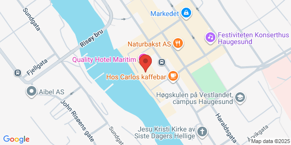 Map displaying event location