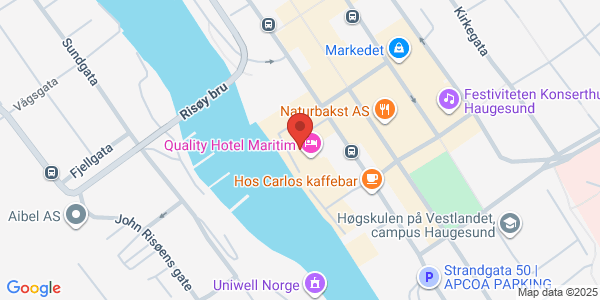 Map displaying event location