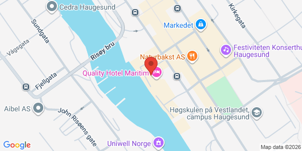 Map displaying event location