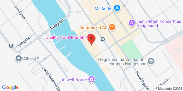 Map displaying event location