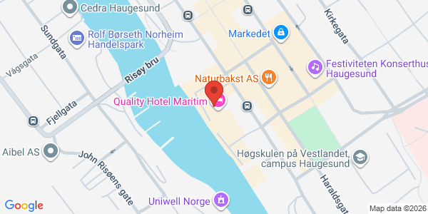 Map displaying event location