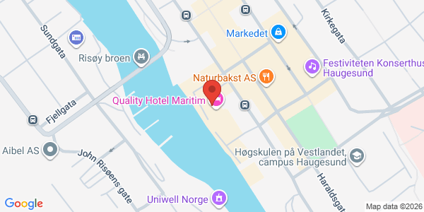 Map displaying event location