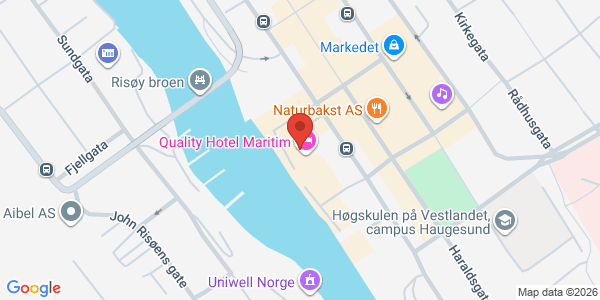 Map displaying event location