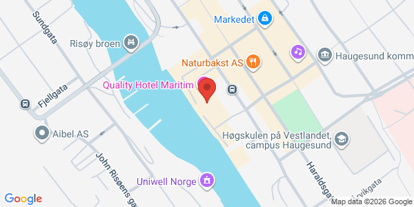 Kart som viser hvor arrangementet foregår