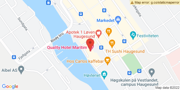 Kart som viser hvor arrangementet foregår