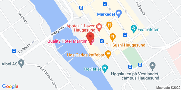 Kart som viser hvor arrangementet foregår