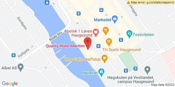 Kart som viser hvor arrangementet foregår