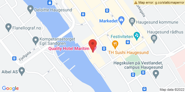 Kart som viser hvor arrangementet foregår