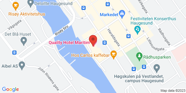 Map displaying event location