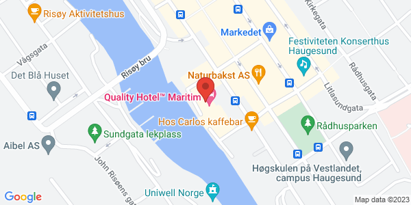Map displaying event location