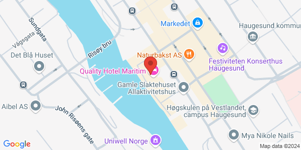 Map displaying event location