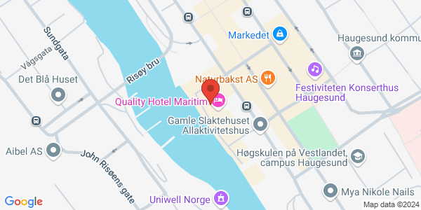 Map displaying event location