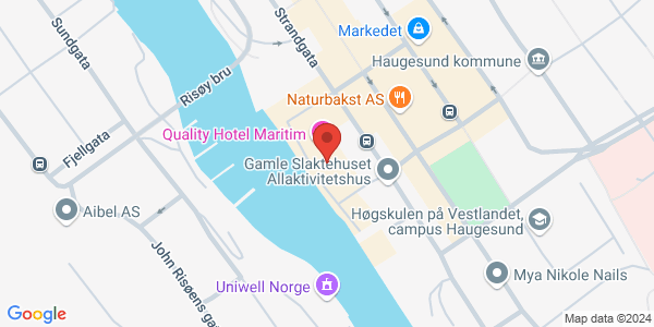 Map displaying event location