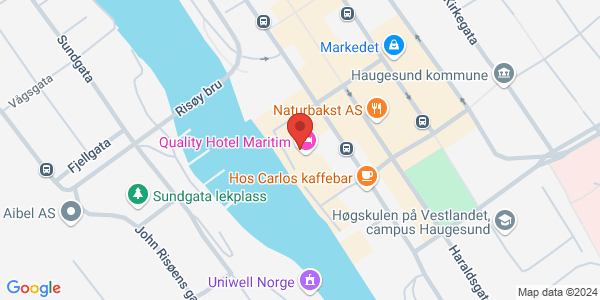 Map displaying event location