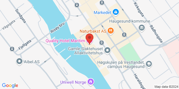 Map displaying event location