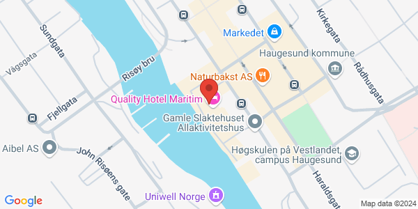 Map displaying event location