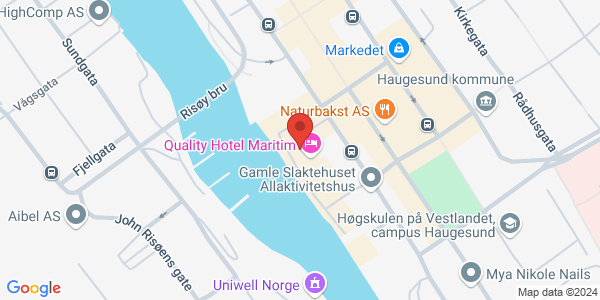 Map displaying event location