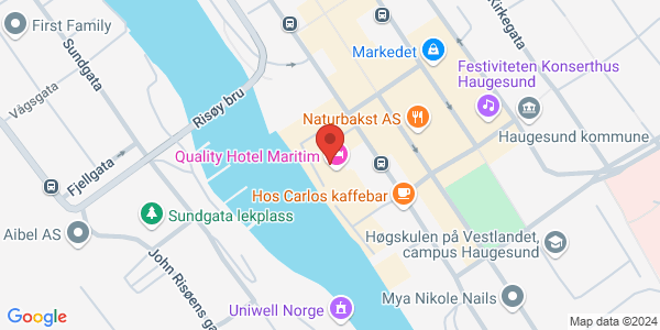 Map displaying event location