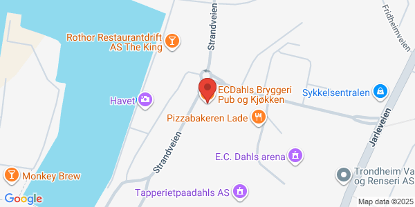 Kart som viser hvor arrangementet foregår