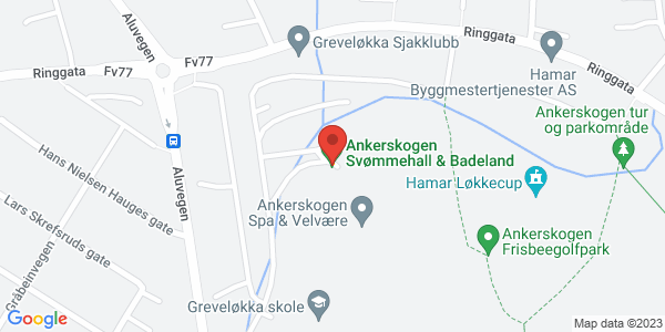 Map displaying event location