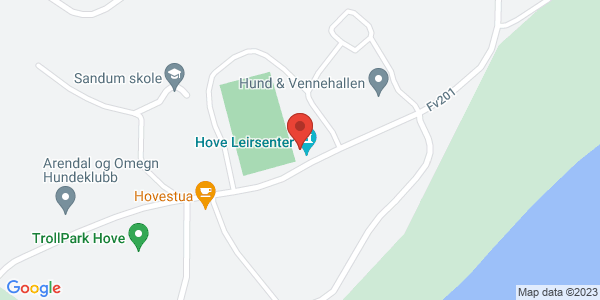 Map displaying event location