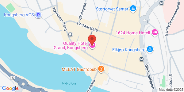 Map displaying event location