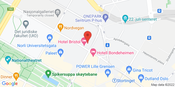 Map displaying event location
