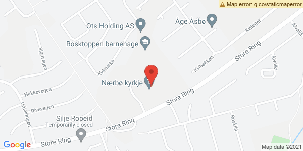 Map displaying event location