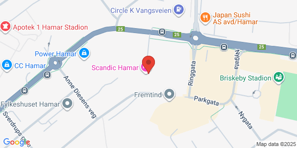 Map displaying event location