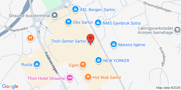 Map displaying event location