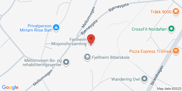 Map displaying event location