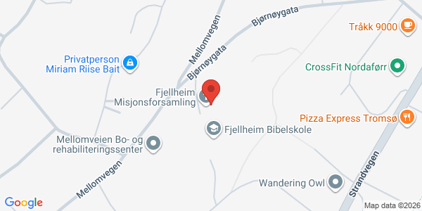 Map displaying event location